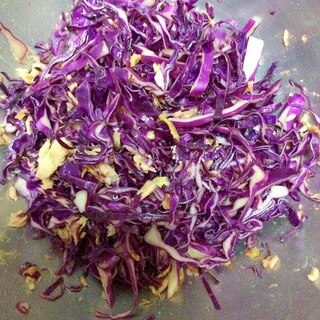 紫キャベツツナサラダ